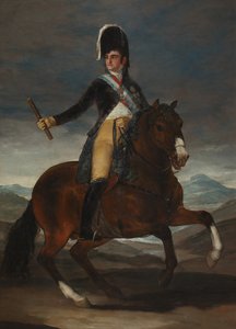 Ritratto equestre di re Ferdinando VII di Spagna