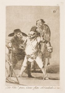 Er de der? Altså jeg sagde... Æh give agt! Eller... da Francisco de Goya