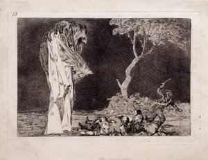 Follia Spaventosa dalla serie Los Disparates, 1815-1819 da Francisco de Goya