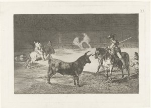 Fernando del Toro sfida un toro da Francisco de Goya