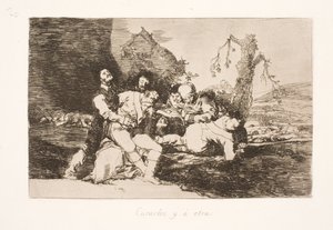 Lo fascia e poi passa al prossimo (20) da Francisco de Goya