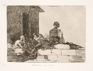 Lamento vano (54) da Francisco de Goya
