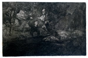 Enigma funebre, 1819-1823 da Francisco de Goya