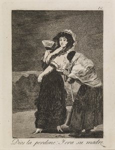 Dio la perdoni: La mendicante era sua madre da Francisco de Goya