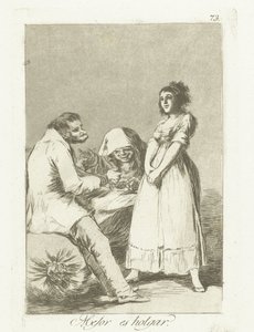 È meglio essere pigri da Francisco de Goya