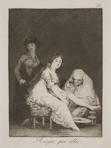 Lei prega per lei da Francisco de Goya