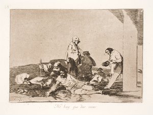 A cosa serve lamentarsi (58) da Francisco de Goya