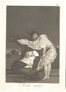 Nel buio della notte da Francisco de Goya
