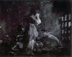 Interno di una prigione da Francisco de Goya