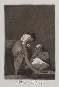 È ben tesa (Bien tirada está) da Francisco de Goya