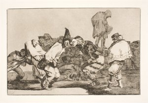 La follia del carnevale (Divertiti, carnevale, perché domani sarà cenere) da Francisco de Goya