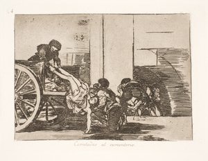 Portato al cimitero su un carro (64) da Francisco de Goya