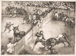 La Divisione della Piazza [Corrida in arena divisa] da Francisco de Goya
