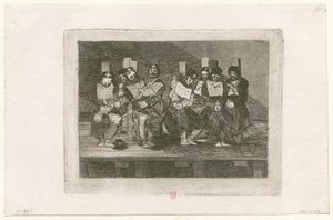 I disastri della guerra, tavola 35: Non si può sapere perché da Francisco de Goya