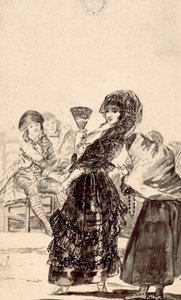 Los caprichos: "Che Dio la perdoni, era sua madre" da Francisco de Goya