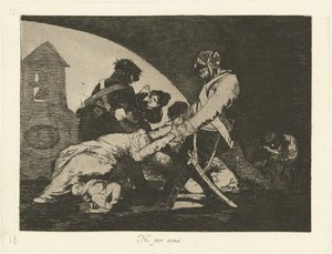 Ni por esas (Neanche Queste) da Francisco de Goya