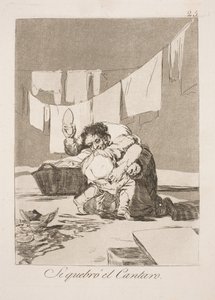 Quando si rompe la brocca da Francisco de Goya