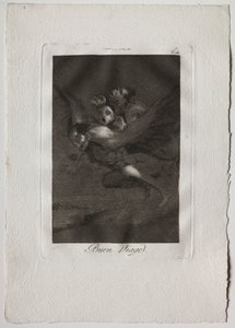 Ochenta Caprichos: Buon viaggio da Francisco de Goya