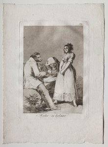 Ochenta Caprichos: È meglio essere pigri da Francisco de Goya