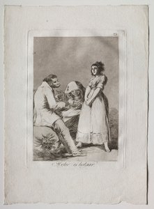 Ochenta Caprichos: È meglio essere pigri, 1793-1798 da Francisco de Goya