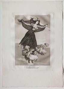 Ochenta Caprichos: Volaverunt da Francisco de Goya