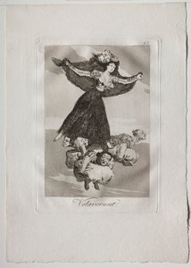 Ochenta Caprichos: Volaverunt, 1793-1798 da Francisco de Goya