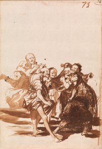 Anziani che Cantano e Ballano da Francisco de Goya