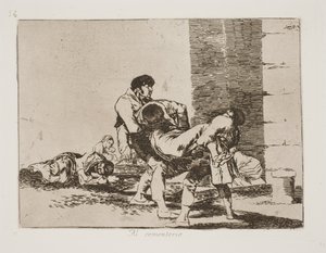 Verso il cimitero (56) da Francisco de Goya