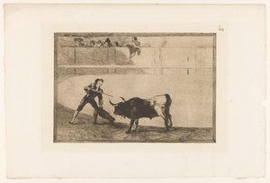 Pedro Romero uccide un toro da Francisco de Goya