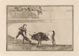 Pedro Romero uccide il toro fermo