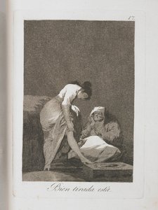 Tavola da Los Caprichos, 1797-1798 da Francisco de Goya