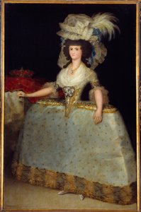 Ritratto della Regina di Spagna Maria Luisa, moglie di Carlo IV