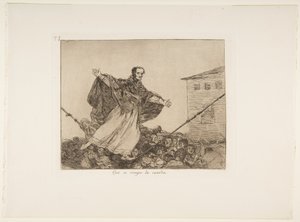 Que se rompe la cuerda (Che si rompa la corda), Tavola 77 da Los Desastres de la Guerra (I disastri della guerra), dopo 1814-15, pubblicato 1863