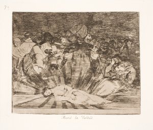 La verità è morta (79) da Francisco de Goya