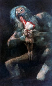 Saturno che divora uno dei suoi figli da Francisco de Goya