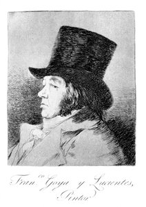 Autoritratto da Francisco de Goya