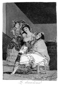 Lei lo spoglia, 1799 da Francisco de Goya