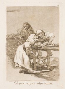 Sbrigati, si stanno svegliando! da Francisco de Goya