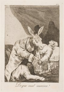 Il medico lo ucciderà o la malattia? da Francisco de Goya