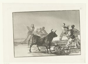 Toreador intorno a un toro da Francisco de Goya