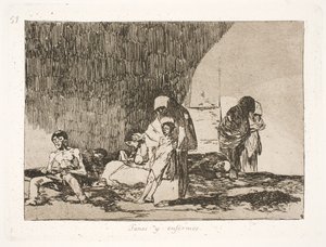 Sani e malati (57) da Francisco de Goya