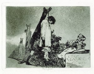 Tampoco Nor questo. Tavola 36 da I disastri della guerra Los Desastros de la Guerra, 1810-1820 da Francisco de Goya