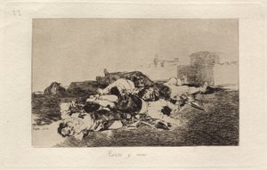 Tanto y mas (Ancora peggio) da Francisco de Goya