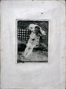 La custodia di un criminale non richiede tortura, c. 1810 da Francisco de Goya