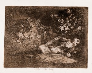 I disastri della guerra: Niente, questo è quello che dirà da Francisco de Goya
