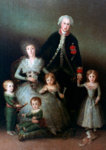 Il Duca di Osuna e la sua famiglia da Francisco de Goya