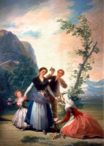 I fioristi o la primavera da Francisco de Goya