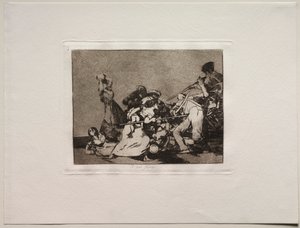 Gli orrori della guerra: E sono come bestie selvagge da Francisco de Goya