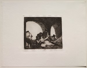 Gli orrori della guerra: Amaro essere presenti da Francisco de Goya