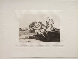 Gli orrori della guerra: Carità da Francisco de Goya